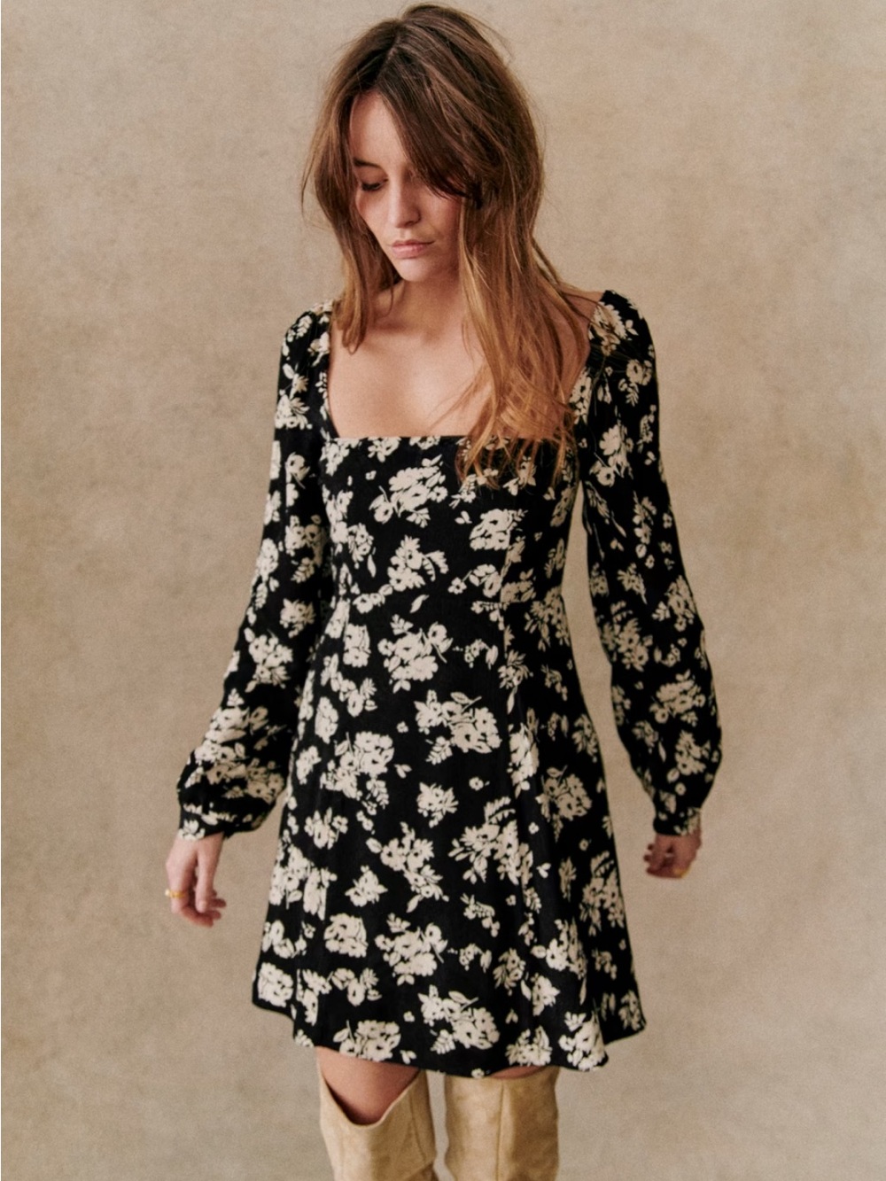 Sezane Carola Dress Floral - Size 4